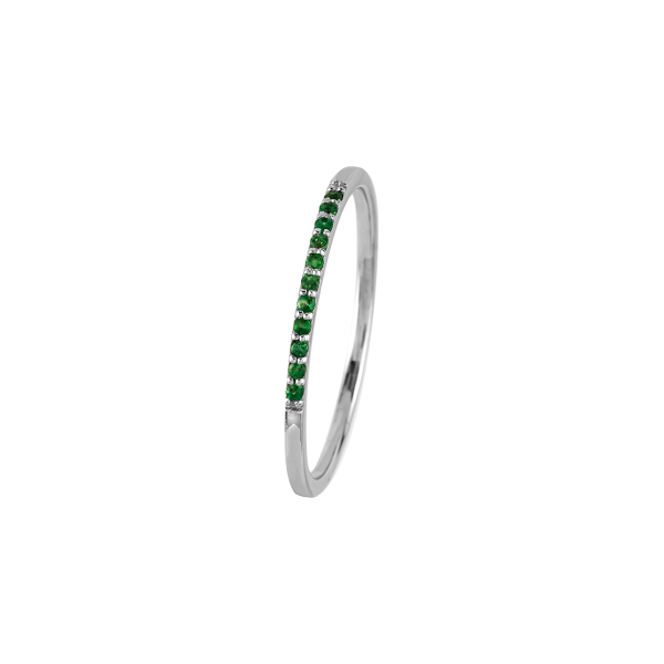 Jacques Lemans SE-R125B52 Damenring Ring Gr. 52 Sterlingsilber mit Green Onyx